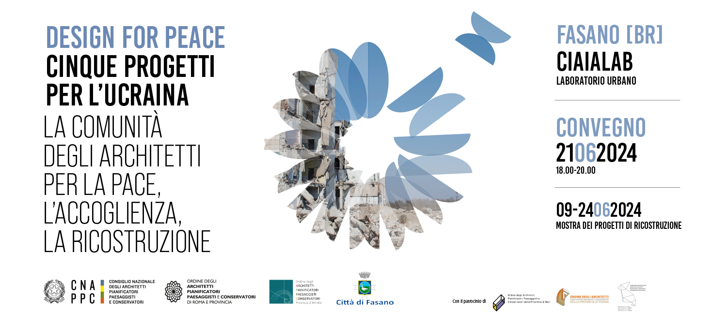 Ucraina, Ricostruzione: “Design for Peace” il progetto della comunità degli Architetti PPC